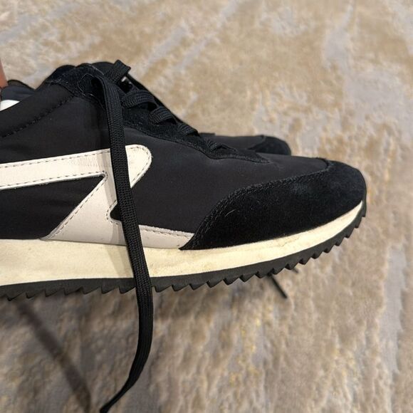 Rag & Bone Retro Runner black Suede Sneaker size EU 38.5/ US 7.5 GUC no insole - Picture 3 of 10
